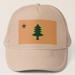 Historische Flagge Maine (1901-1909) Truckerkappe