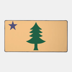 Historische Flagge von Maine (1901–1909) Schreibtischunterlage