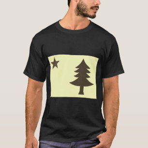 Historische Flagge von Maine 1901 1909 T-Shirt
