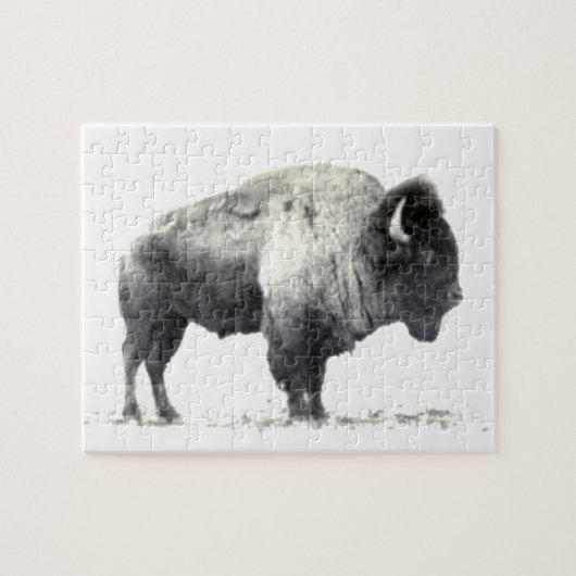 Historische Fotografie des amerikanischen Bison Puzzle (Horizontal)