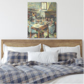 Historische Französische Küche (von Maximilien Luc Leinwanddruck (Insitu (Schlafzimmer))