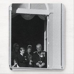 Historische fürstliche Familie von Monaco auf dem Mousepad