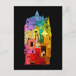 Historische Galena Illinois Rainbow Postkarte