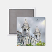 Historische Gebäude in Antwerpen Magnet (Vorderseite/Rückseite)