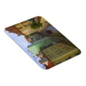 Historische Gebäude mit Kanal, Prag, Tschechien Magnet (Rechte Seite)