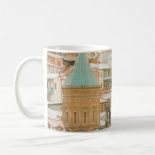 Historische Gebäude von Alt-Tiflis. Kaukasus Reise Kaffeetasse