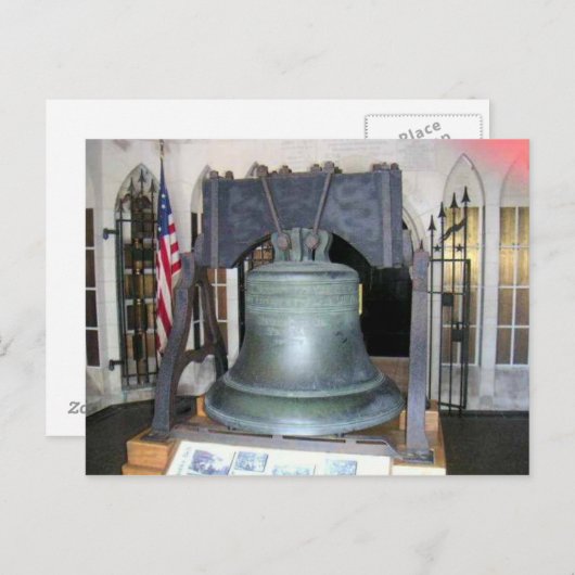 Historische Glocke Postkarte (Vorne/Hinten)