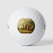 Historische Golfplätze Golfball (Vorderseite)
