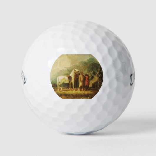 Historische Golfplätze Golfball (Vorderseite)