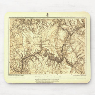 Historische Grand- Canyonkarte Mousepad