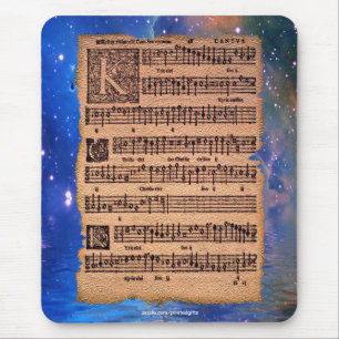 Historische Gregorianische Choral-Notenblätter-Mau Mousepad