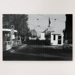 Historische Grenzposten Ost-West-Berlin Deutschlan Puzzle