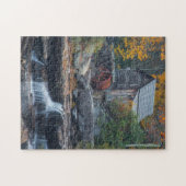 Historische Gristmeile auf Glade Creek 2 Puzzle (Horizontal)