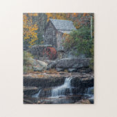 Historische Gristmeile auf Glade Creek 2 Puzzle (Vertikal)