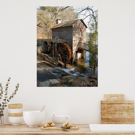 Historische Gristmeile Poster (Küche)