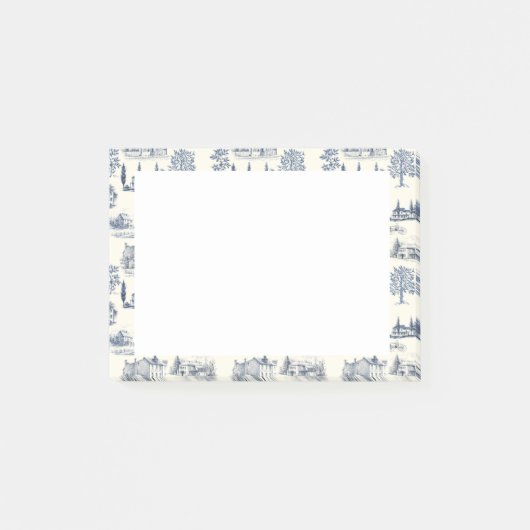 Historische Häuser Toile Post-it Klebezettel (Vorderseite)