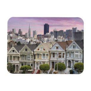 Historische Häuser und San Francisco Stadt-Magnet Magnet