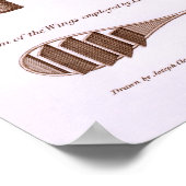 Historische Heißluftballondesigns Poster (Ecke)