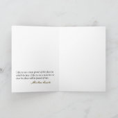 Historische Homer's Lincoln Trifecta Grußkarte Karte (Innenseite)