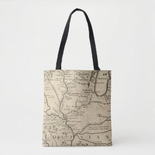 Historische Illinois-Karte von 1718 Tasche