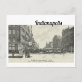Historische Indianapolis Sketch Postkarte (Vorderseite)