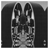 Historische Industrieräder Stoff (Nahaufnahme)