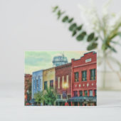 historische Innenstadt McKinney Texas Postkarte (Stehend Vorderseite)