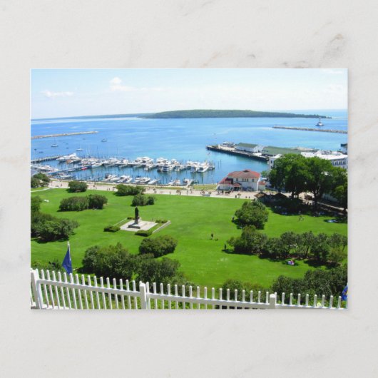Historische Insel Mackinac Postkarte (Vorderseite)