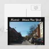 HISTORISCHE ITHAKA, Postkarte NEW YORK (Vorne/Hinten)