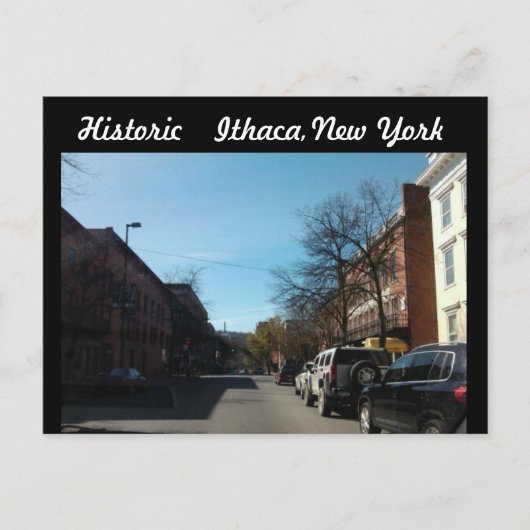 HISTORISCHE ITHAKA, Postkarte NEW YORK (Vorderseite)