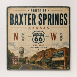 Historische Kansas Route 66 Heritage Puzzle