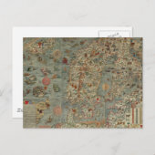 Historische Karte Nordeuropas (Vorne/Hinten)