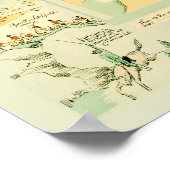 Historische Karte von Connecticut aus dem Jahr 192 Poster (Ecke)