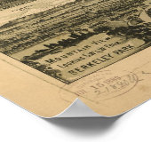 Historische Karte von Denver, 1889 Poster (Ecke)