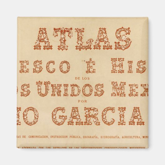 Historische Kartenübersicht Magnet (Vorne)