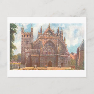 Historische Kathedrale von Exeter Postkarte