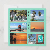 Historische Key West, Florida Flat Card (Vorderseite)