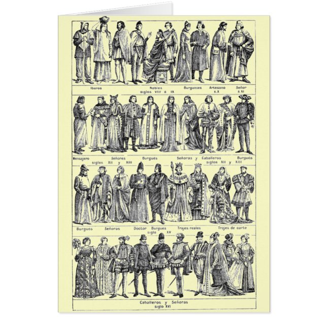 Historische Kostüme (Vorne)