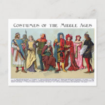 Historische Kostüme des Mittelalters