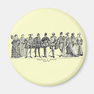 Historische Kostüme Magnet