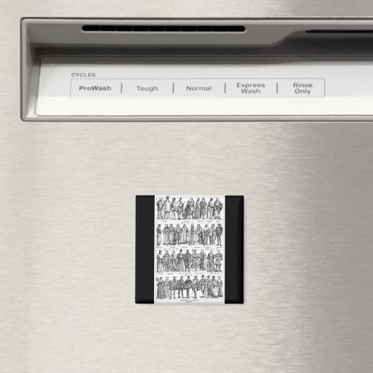 Historische Kostüme Magnet (In Situ (Geschirrspüler))