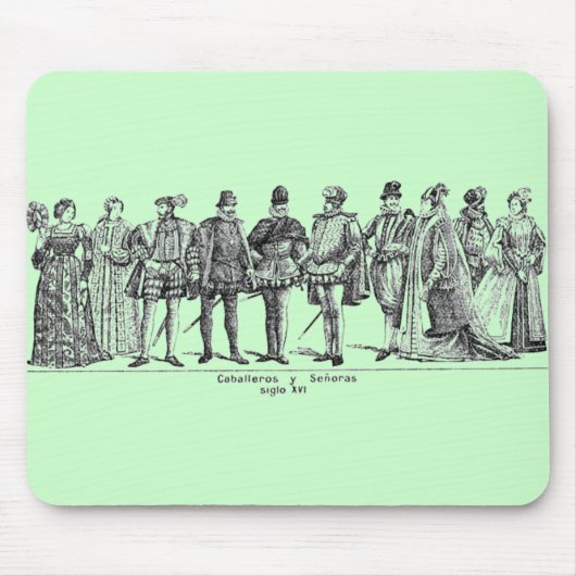 Historische Kostüme Mauspad (Vorne)
