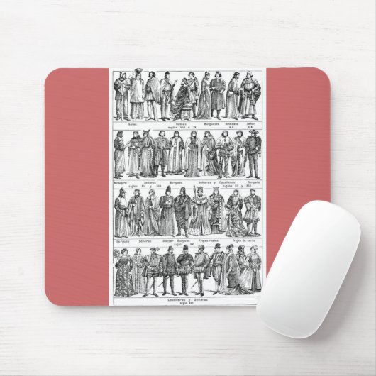 Historische Kostüme Mousepad (Mit Mouse)