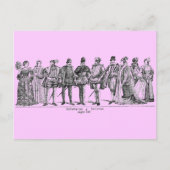 Historische Kostüme Postkarte (Vorderseite)