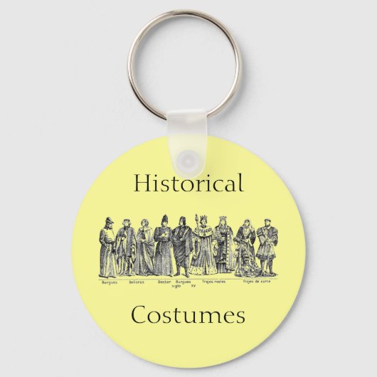 Historische Kostüme Schlüsselanhänger (Vorderseite)
