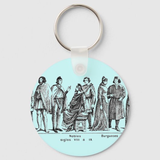Historische Kostüme Schlüsselanhänger (Vorderseite)