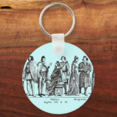 Historische Kostüme Schlüsselanhänger (Vorderseite)