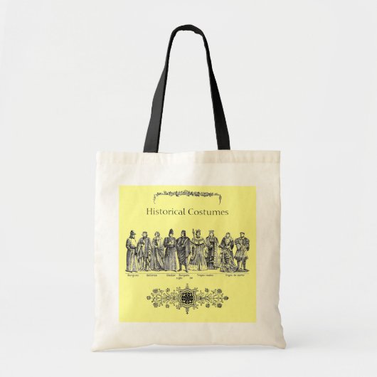 Historische Kostüme Tote Tasche (Vorne)