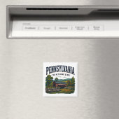 Historische Landschaft Pennsylvanias Magnet (In Situ (Geschirrspüler))