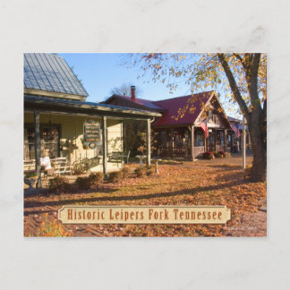 Historische Leipers Fork Tennessee Postkarte